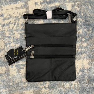 Genuine Leather Crossbody Purse